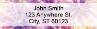 Painted Flowers Address Labels | LRFLO-013