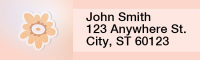 Flower Sticker Address Labels  | LRFLO-100