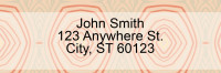 Textile Patterns Address Labels | LRGEO-003