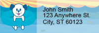 Dog Days of Summer Address Labels | LRRANI-007