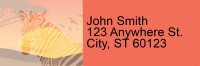 Safari Sunrise Address Labels | LRRANI-019