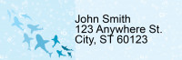 Silhouette Sharks Address Labels | LRRANI-025