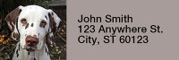 Dalmatians Rectangle Address Labels | LRRDOG-74