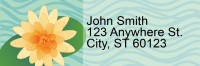 Water Lilies Address Labels | LRRFLO-004
