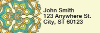 Mandala Address Labels | LRRFLO-99