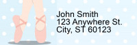 Ballet Dancer Address Labels | LRRFUN-015