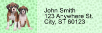 Boxer Pups Keith Kimberlin Address Labels | LRRKKM-19