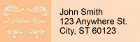 Forever Yours Narrow Address Labels | LRRLOV-20