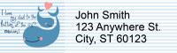 Dad is the Best Narrow Address Labels | LRRLOV-27