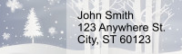 Silent Snowscapes Address Labels | LRRNAT-85