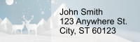 Silent Snowscapes Address Labels | LRRNAT-85