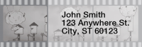 Steamboat Willie Filmstrip Address Labels  | LRSBW-03