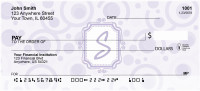 Bubbly Monogram S Personal Checks | MONO-05S