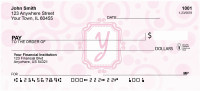 Bubbly Monogram Y Personal Checks | MONO-05Y