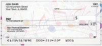 Colorful Music Notes Checks | MUS-20