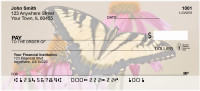 Brown Eyed Susans With Butterfly Personal Checks | NAT-38
