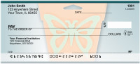 Insects On Flower Pot Personal Checks | NAT-63