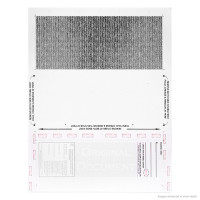 Blue Marble Pressure Seal Bottom Check, 8.5 X 11 C-Fold | PSB11-BM