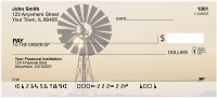 Windmills On Western Plains Personal Checks | SCE-51