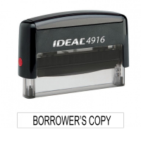 Borrower&#039;s Copy Stamp
