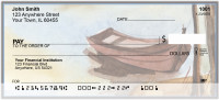Canoe In Fall Personal Checks | TRA-33