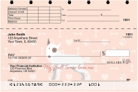 My Bull Terrier Loves Me Top Stub Checks | TSDOG-117