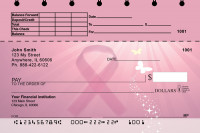 Breast Cancer Top Stub Personal Checks | TSEVC-31