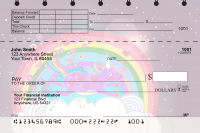 Cartoon Unicorns Top Stub Checks | TSFUN-98