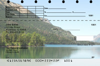 Mountain Lake Reflections Top Stub Checks | TSSCE-84