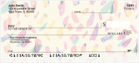 Abstract Feathers Personal Checks by EttaVee  | VEE-02