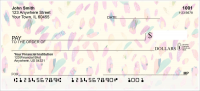Abstract Feathers Personal Checks by EttaVee  | VEE-02