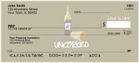 Uncorked Wine Is Life Personal Checks | WIL-09