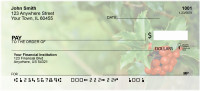 Holly With Greenery Personal Checks | XMS-03