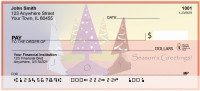 Peace And Joy Christmas Trees Personal Checks | XMS-50