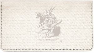 Alice's Adventures In Wonderland Checkbook Cover