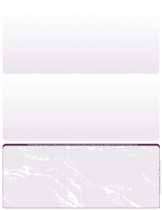 Violet Marble Blank Bottom Laser Checks