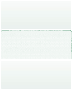 Green Safety Blank Middle Laser Checks