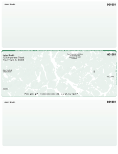 Green Marble Middle Laser Checks