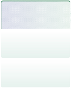 Blue Green Blank Top Laser Checks