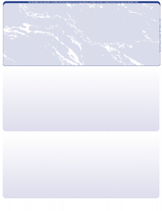 Blue Marble Blank Top Laser Checks