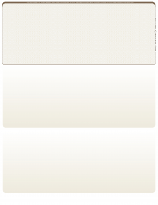 Tan Safety Blank Top Laser Checks