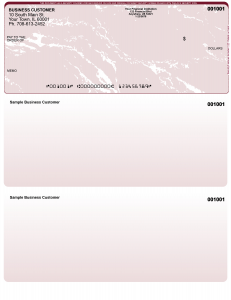 Burgundy Marble Top Laser Checks