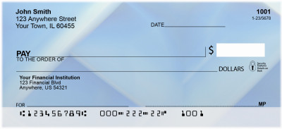 Blue Squared Personal Checks | ABS-41