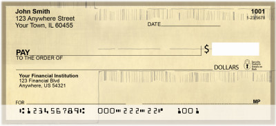 Bar Code Abstractions Personal Checks | ABS-47