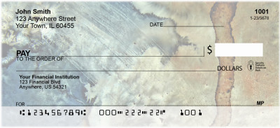 Watercolors On Canvas Personal Checks | ABS-49