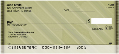 Peelin Green Personal Checks | ABS-61