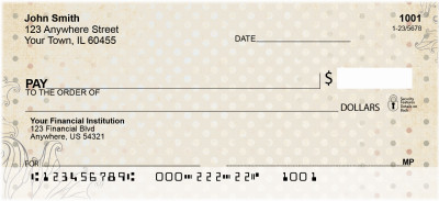 Antique Dots Personal Checks | ABS-78