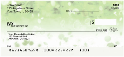 Falling Petals Personal Checks | ABS-79