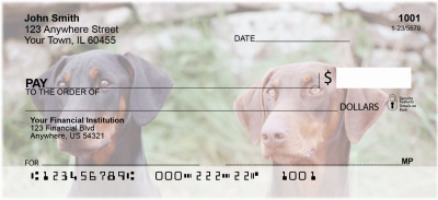 Doberman Personal Checks | ANI-62