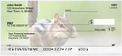 Chipmunks Everywhere Personal Checks | ANJ-27